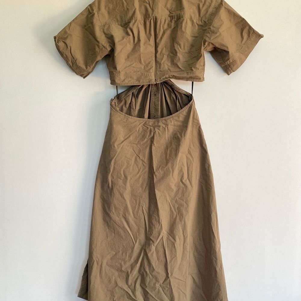 A.L.C. Olive Cutout Maxi Dress - Picture 5 of 13
